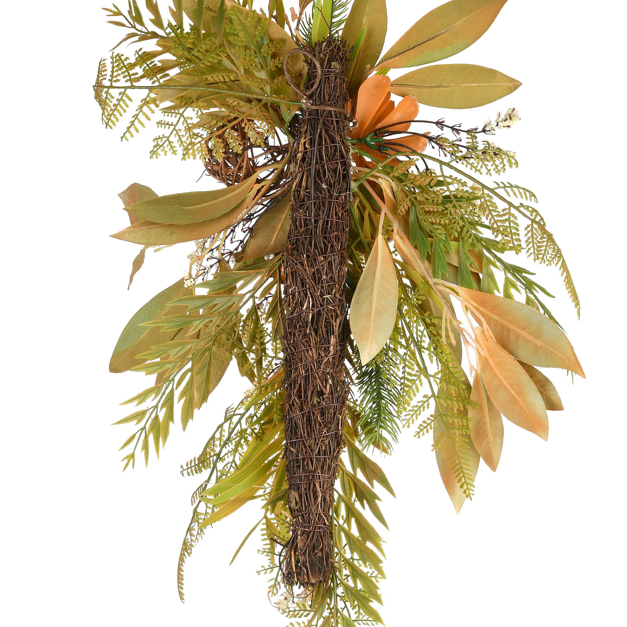 26" Harvest Wall Flower Swag